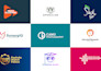 do unique modern minimalist custom business logo design
